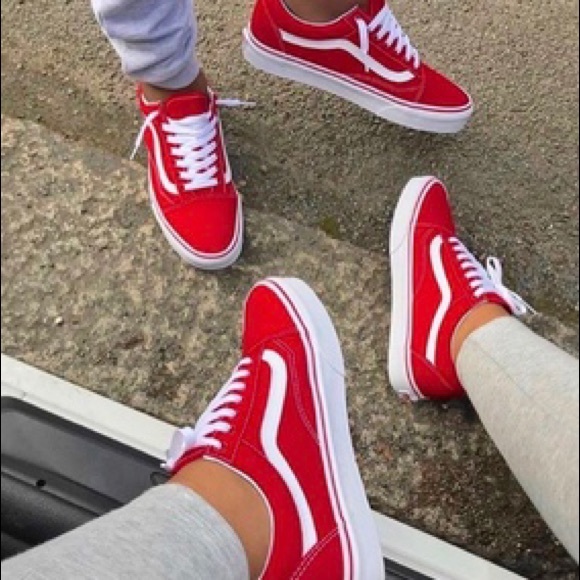 Vans Shoes - Red vans